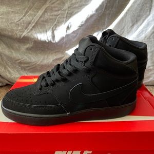 all black nike high tops